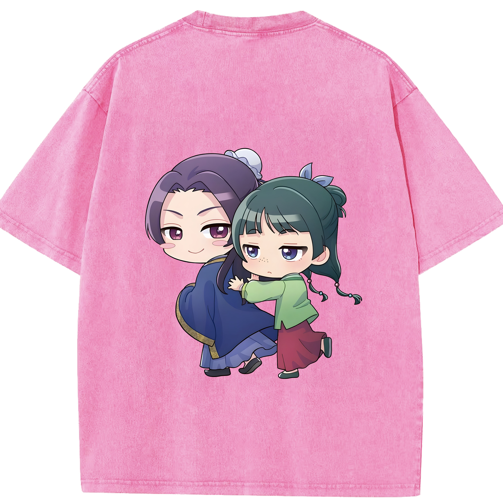 （画像用） 薬屋のひとりごと The Apothecary Diaries 綿100% ヴィンテージ風 半袖Tシャツ（背面プリント）